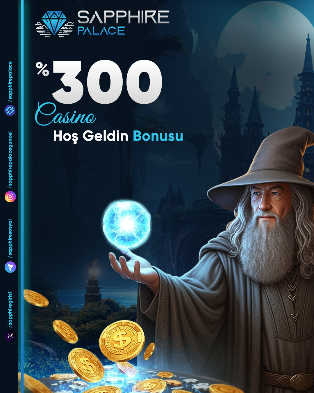 Sapphire Palace özel promosyon bildirimleri ile anında haberdar olun. Kişiselleştirilmiş bonus teklifleri, özel etkinlik davetleri ve sınırlı süreli fırsatlar hakkında detaylı bilgi.